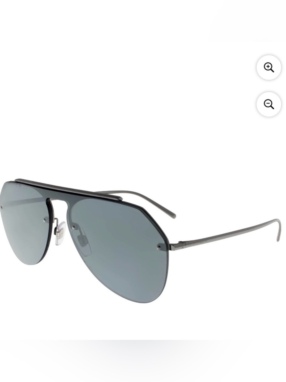 Dolce and Gabbana Men's Black Shield Sunglasses - Sleek Modern Shield Design